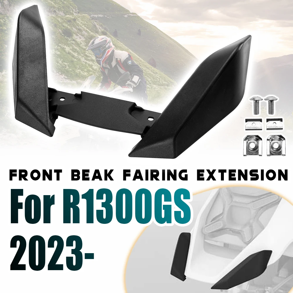 

2025 For BMW R1300GS R 1300GS 1300 GS 2023 2024 Front Fender Beak Fairing Extension Wheel Extender Cover Front Beak Fairing