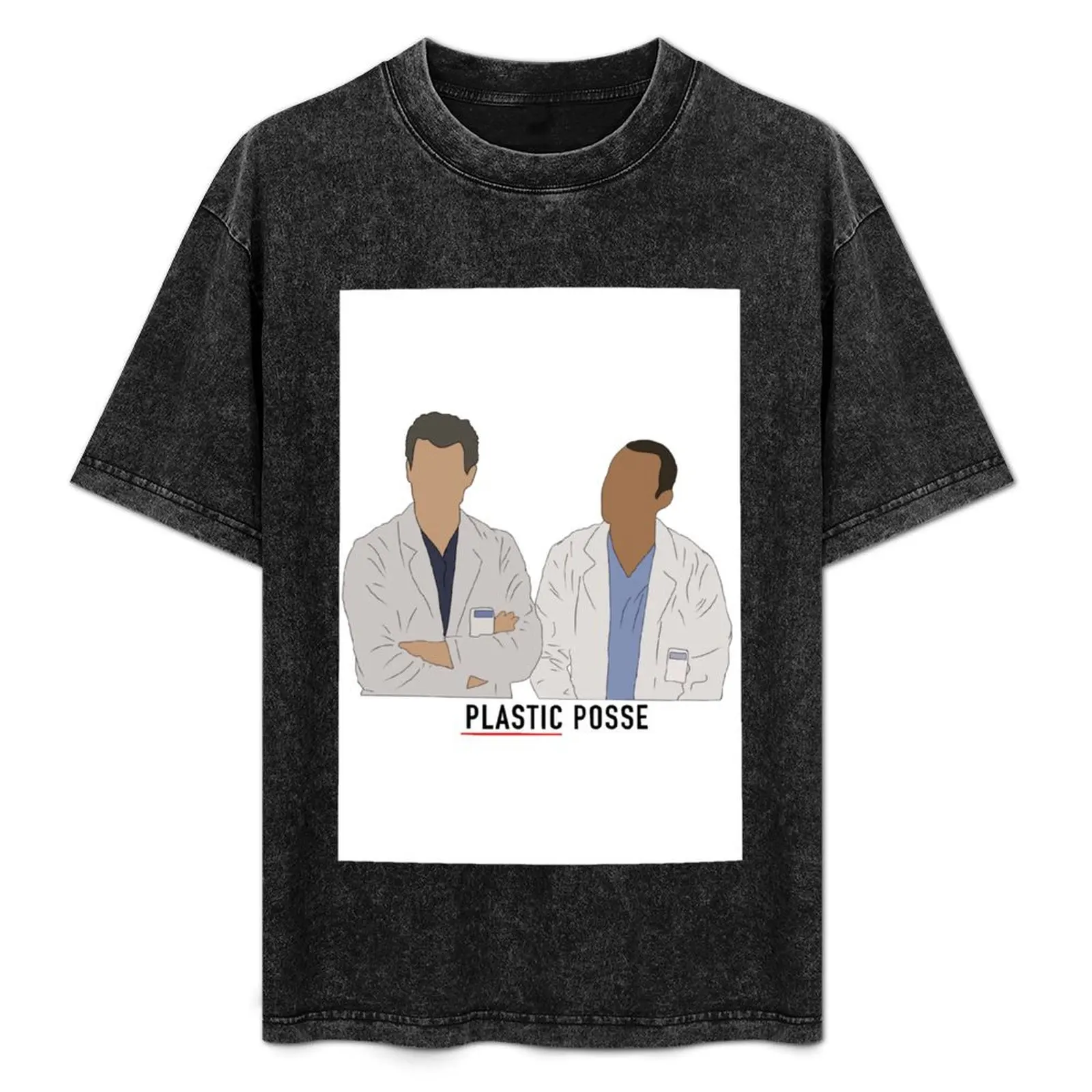 Plastic Posse T-Shirt Big Size Crew Neck T-Shirt