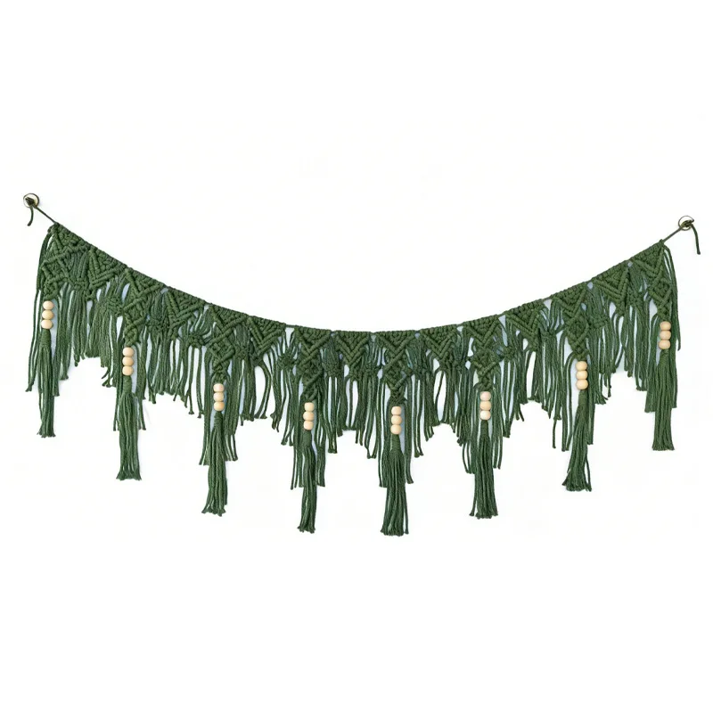 

CX hand-woven wall tapestry, bedroom hanging partition pendant fringed tapestry