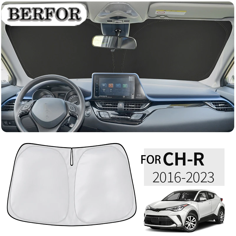 

Для Toyota C-HR C HR 2016-2023 автомобильный нано-изолированный солнцезащитный козырек на лобовое стекло переднее окно солнцезащитный козырек автомобильные аксессуары для интерьера