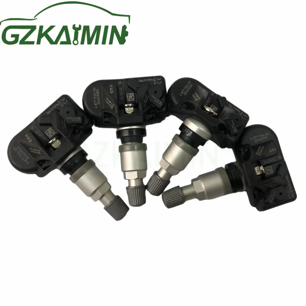 4PCS OEM 36106877937 6877937 36 10 6 877 937 Tire Pressure Monitor Sensor TPMS For BMW G20 G29