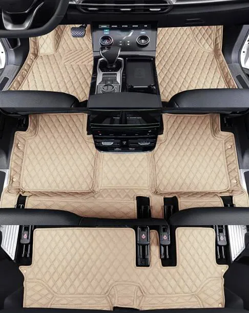 

Custom special car floor mats for Mitsubishi Outlander 2026-2022 7 seats Good quality rugs durable waterproof carpets