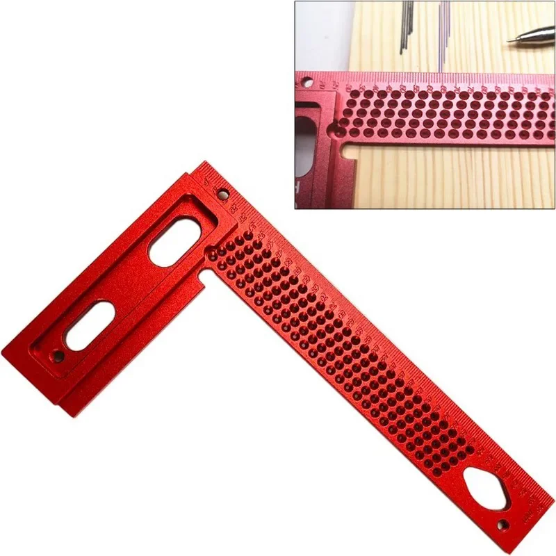 T-160/200 Woodworking Line Ruler Scribing Gauge Tool Designed for Professional Edge Inspection and Measurement Accuracy
