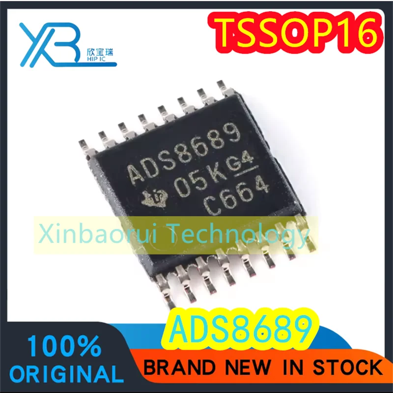 (1/20pieces) ADS8689IPWR ADS8689 TSSOP-16 24-bit analog-to-digital converter chip 100% brand new authentic fast delivery