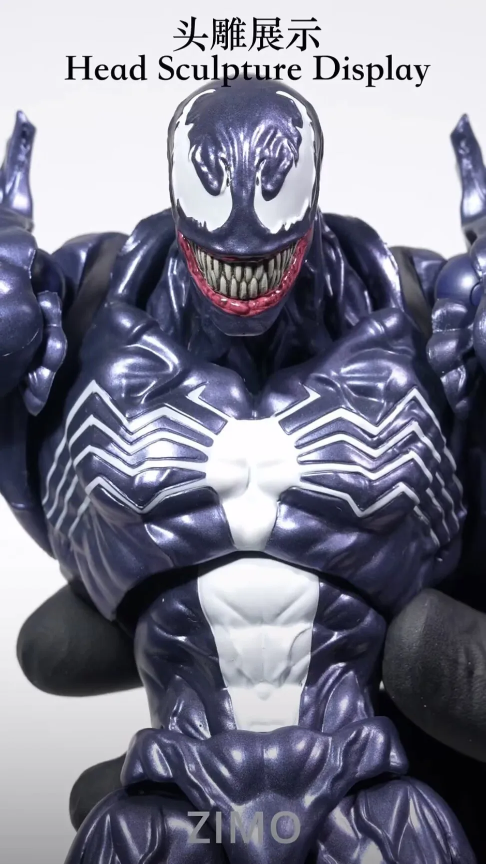New PC Toys Black Ver Blue Ver Venom Amazing Yamaguchi Venom Black Ver Venom Solid Color Ver Venom Action Figure Gifts Toys