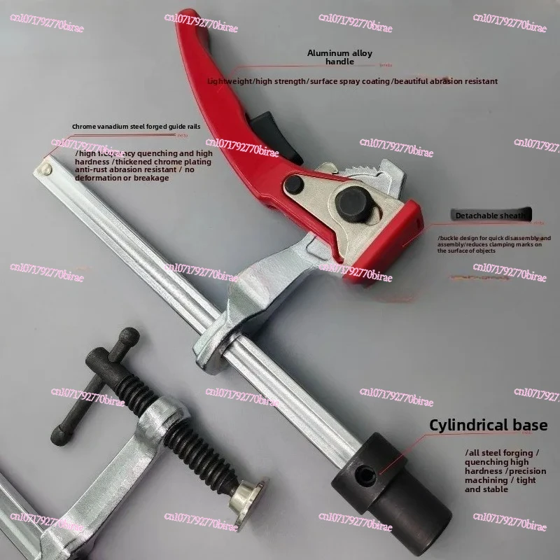 Factory Direct Welding Platform Fixed Hole Woodworking Table Press Clamp Worktable Positioning Clamp