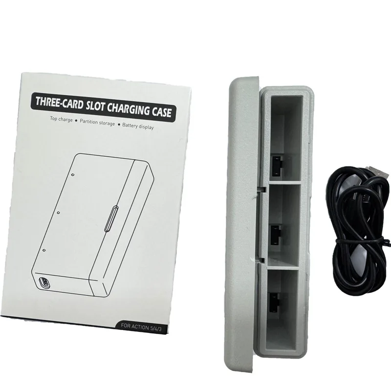 Compatible Battery for DJI Osmo Action 5 Pro Sports Camera Battery for Act5 Action 4/3 Battery Charging Case