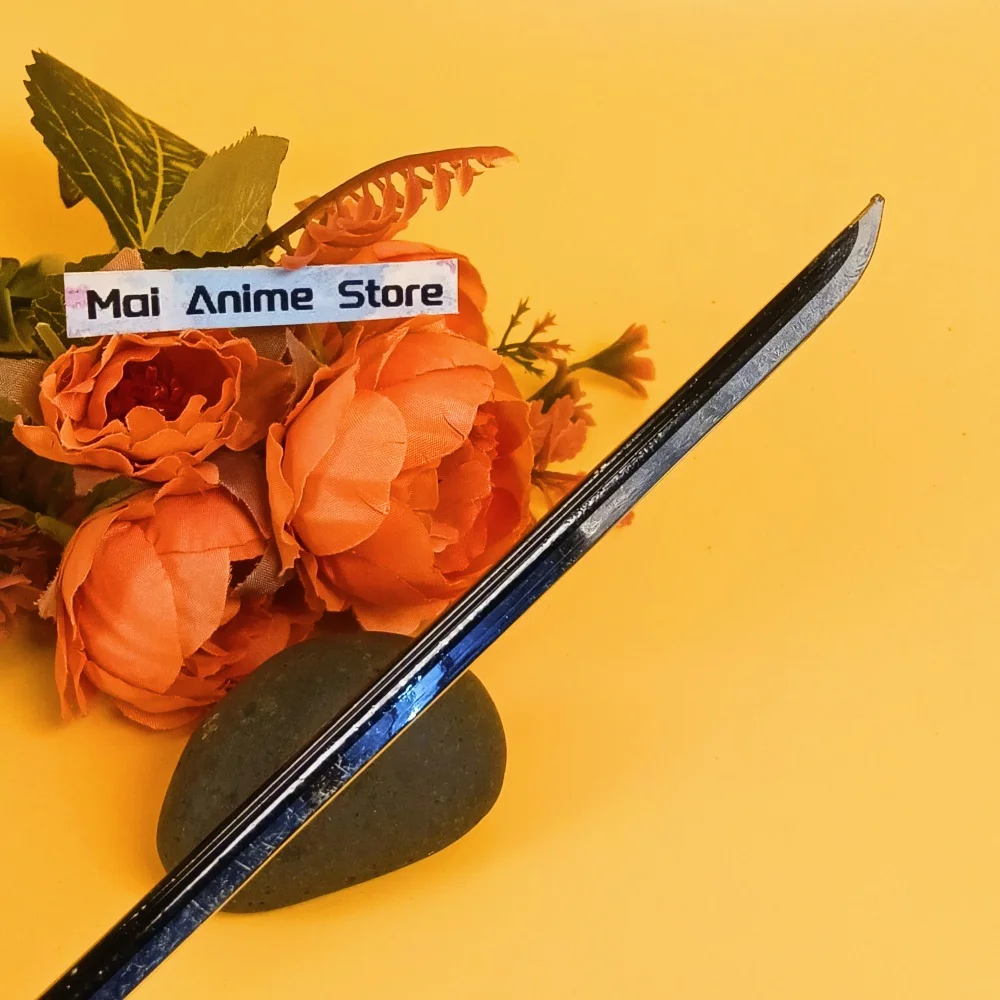 10 بوصة الصلب تشاكا رورونوا زورو كاتانا الحجم الحقيقي اليابانية المعادن أنيمي الحديد النينجا سكين الأصلي الساموراي صابر لعبة غير حادة هدية