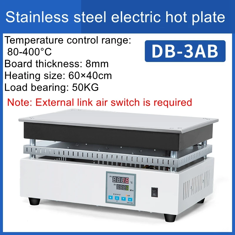 

DB-3AB Stainless Steel Graphite Heating Plate Constant Temperature Electric Heating Plate Laboratory Preheating Platform