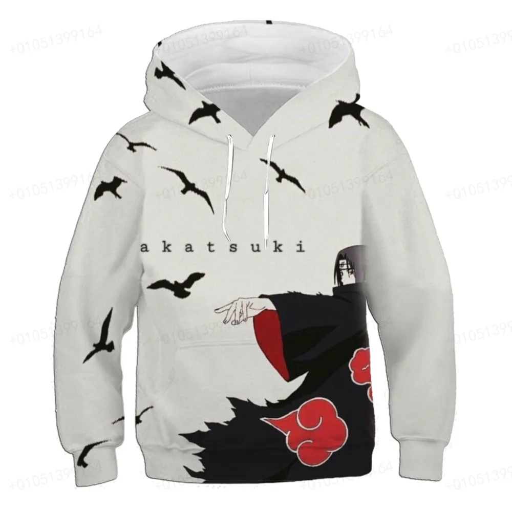 

Uchiha Itachi Boys Girls Hoodie Akatsuki Men's Hoodie 3D Printing Fashion Pullover Naruto Men's Hoodie Sasuke New Men's Clothing