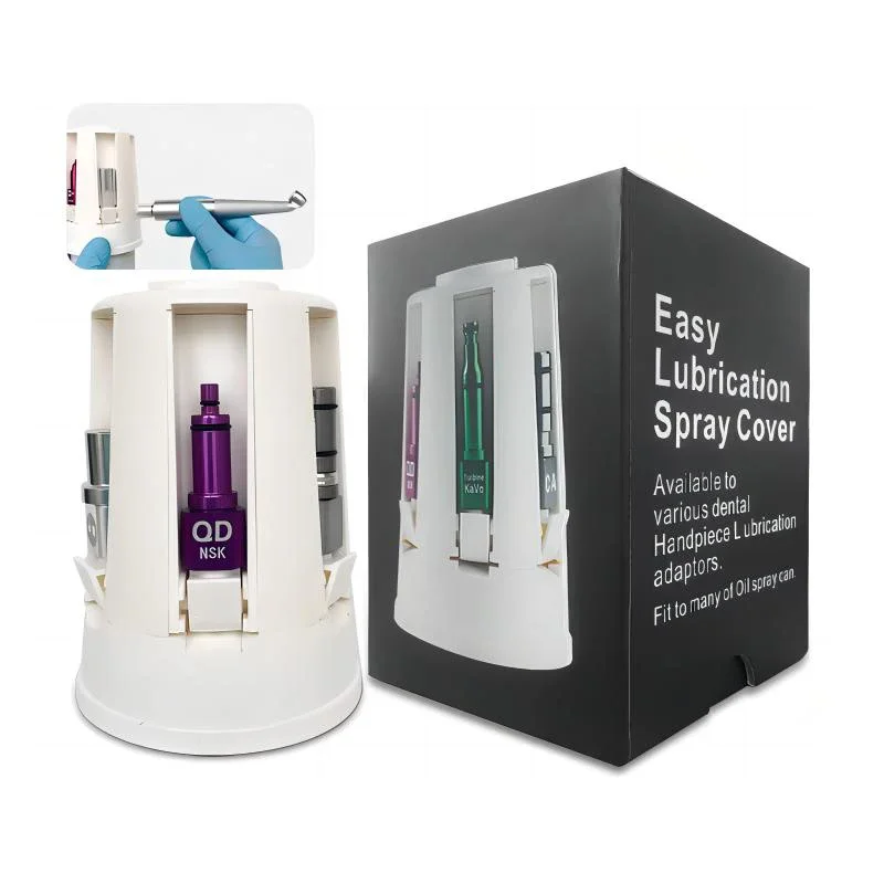 High Quality Easy Lubrications Spray Cover Handpiece Care Oil Lubricators 6 Nozzles Adapters Fit for Any Standard Spray Can