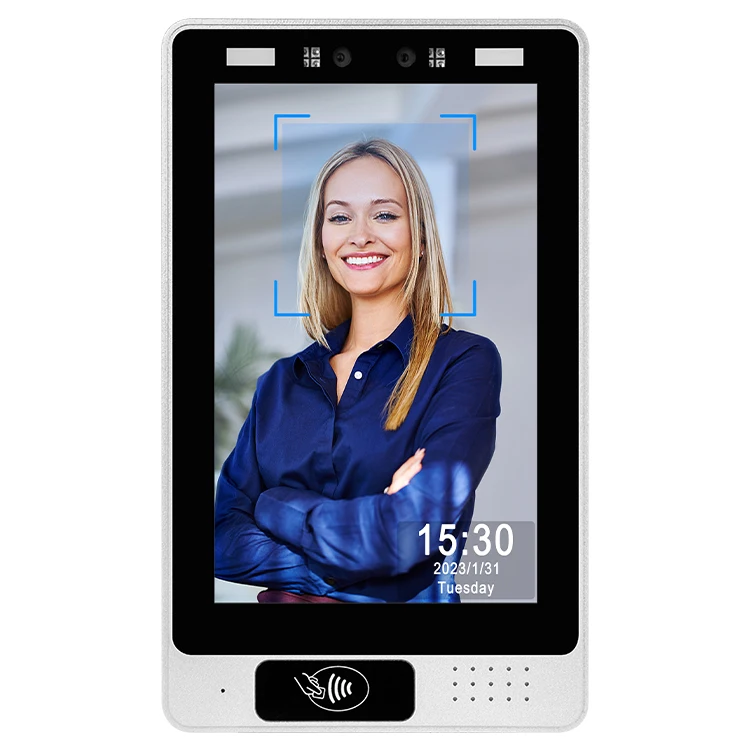 8-Inch IPS WiFi Intercom System Video Control Monitor Android Operated Electric Power Bar Design IP65 Waterproof Metal Home