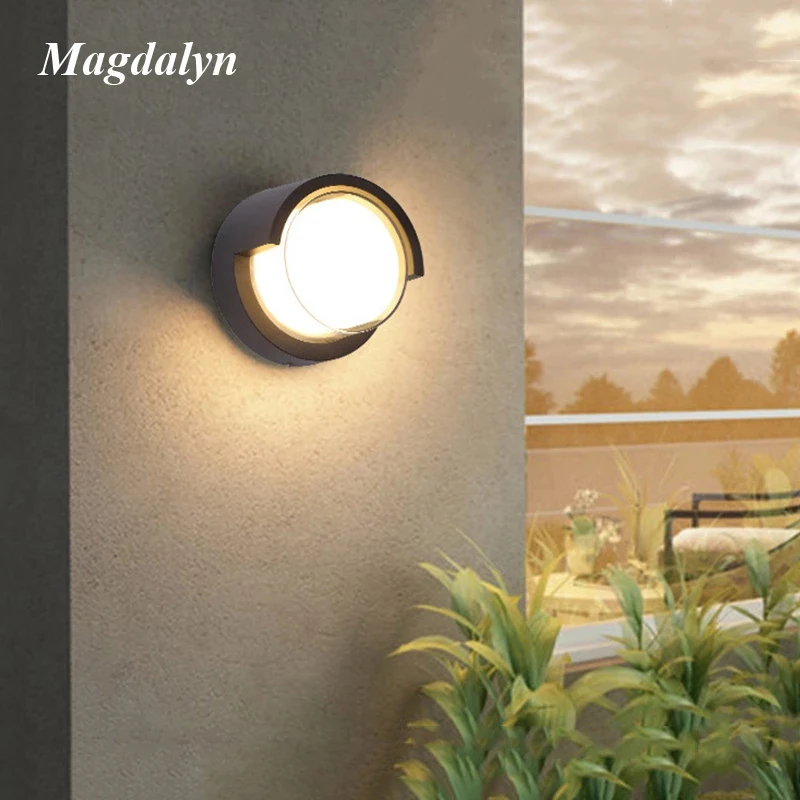 

Magdalyn Led Outdoor Wall Light Waterproof Home Decorative Nordic Indoor External Lamp Garden Balcony Modern Interior Lighting