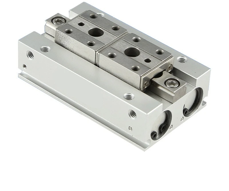 High Precision Pneumatic Slide Finger Cylinder MHF2-8D/12D/16D/20D ±0.01mm Repeatability Parallel Gripper