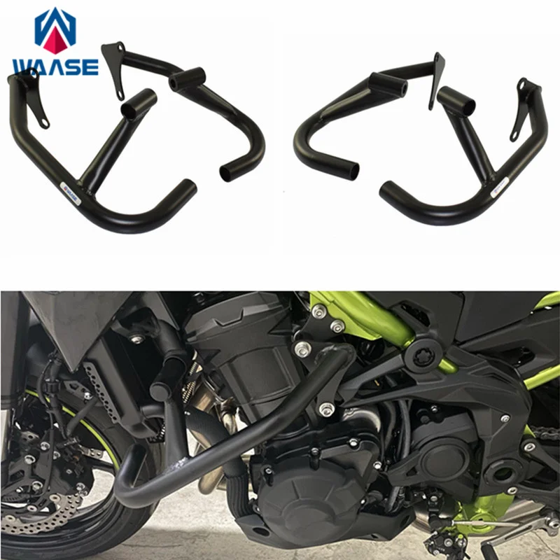 

waase For Kawasaki Z900RS 2017 2018 2019 2020 2021 2022 Engine Bumper Guard Frash Stunt Cage Crash Bar Engine Frame Protector