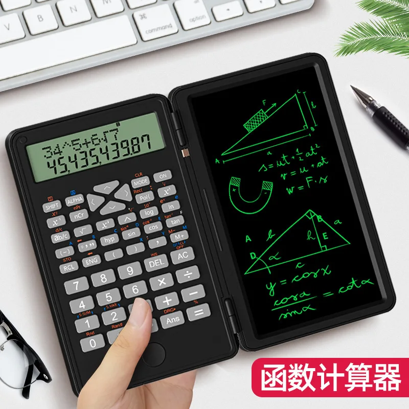 Luxmoc 12 Bit Scientific Calculator Accounting Special Portable Mini Calculator Writing Drawing Board Exam Special Calculator