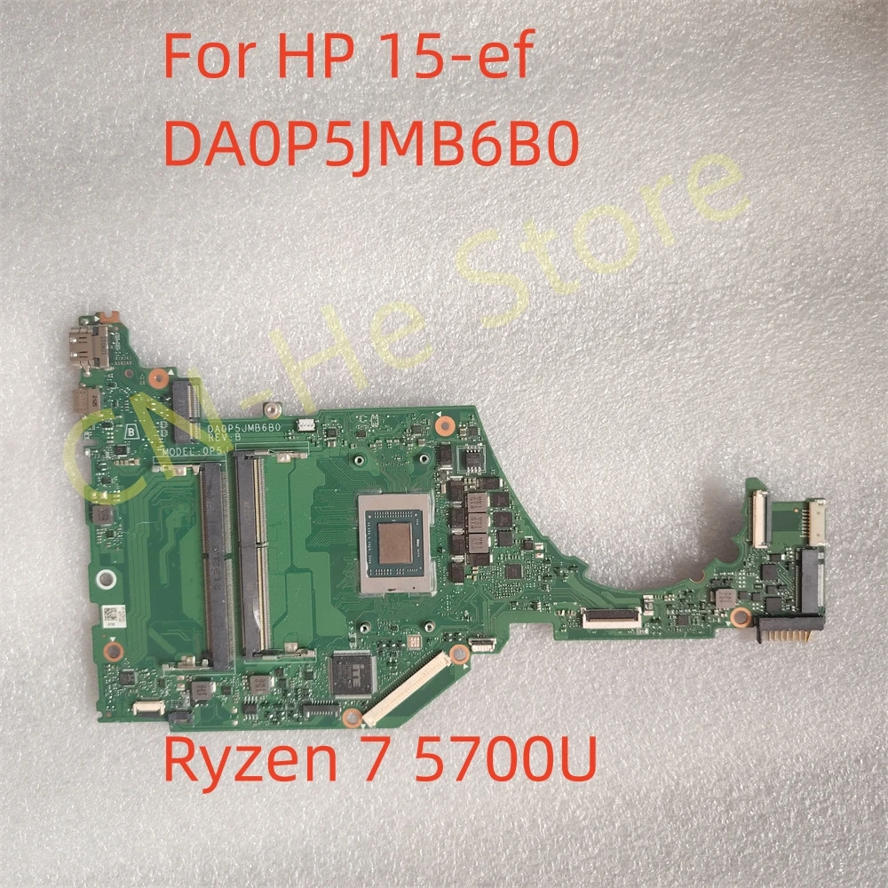 For HP 15-ef Series AMD Ryzen 7 5700U 1.80GHz Motherboard DA0P5JMB6B0 REV:B 100% Works Perfectly