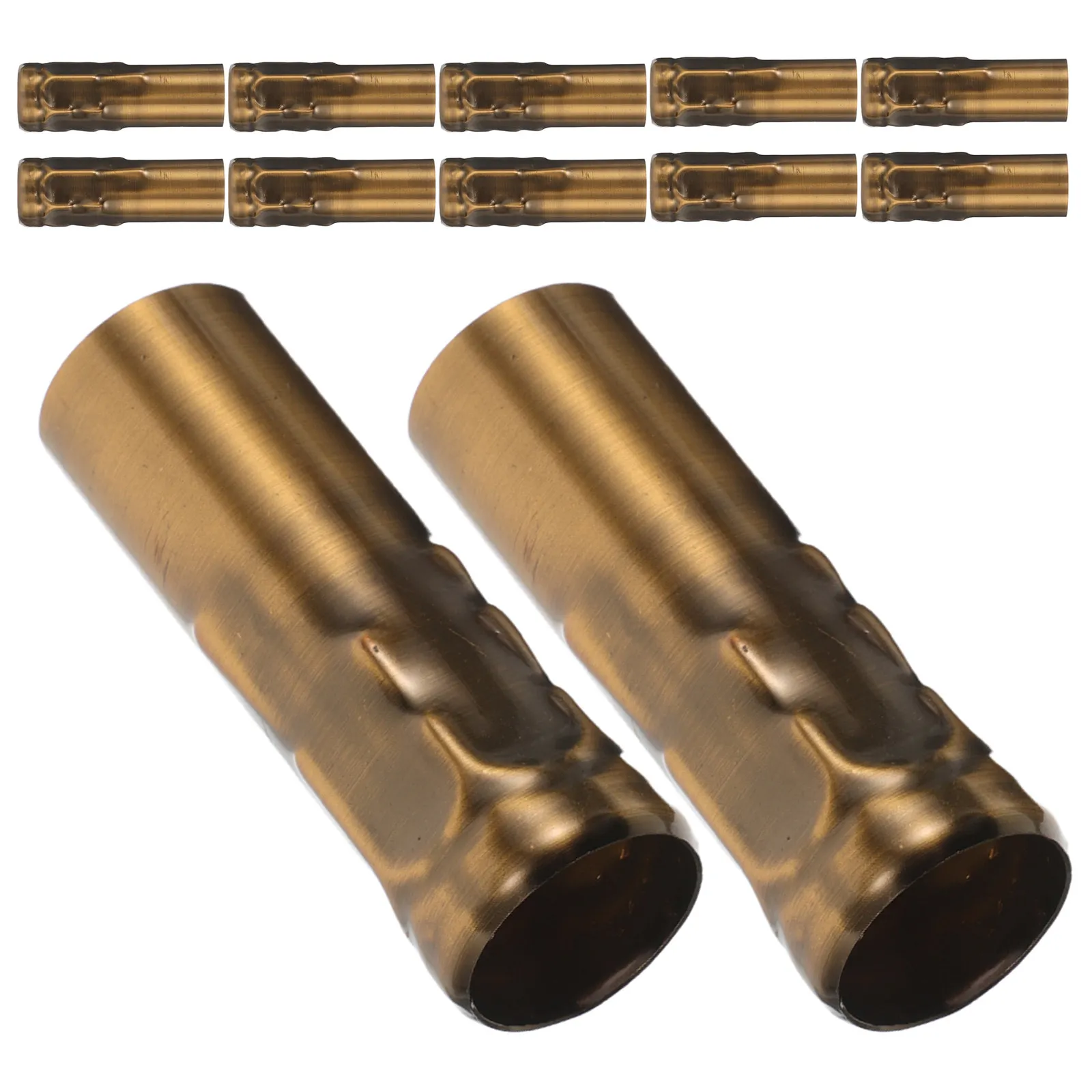12 Pcs Candelabra Sleeves Cover Light Brown Covers for Chandeliers Replacement