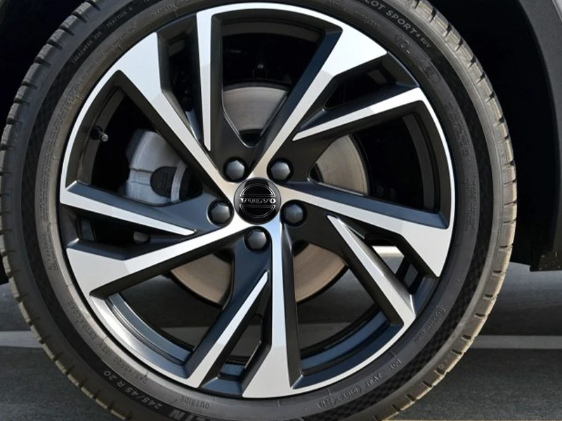 4 pz 56mm Auto Centro Ruota Copertura Adesivi Coprimozzo Adesivo Per Volvo Rdesign AWD C30 C70 S40 S60 S70 S80 S90 V40 V50 V60 V70