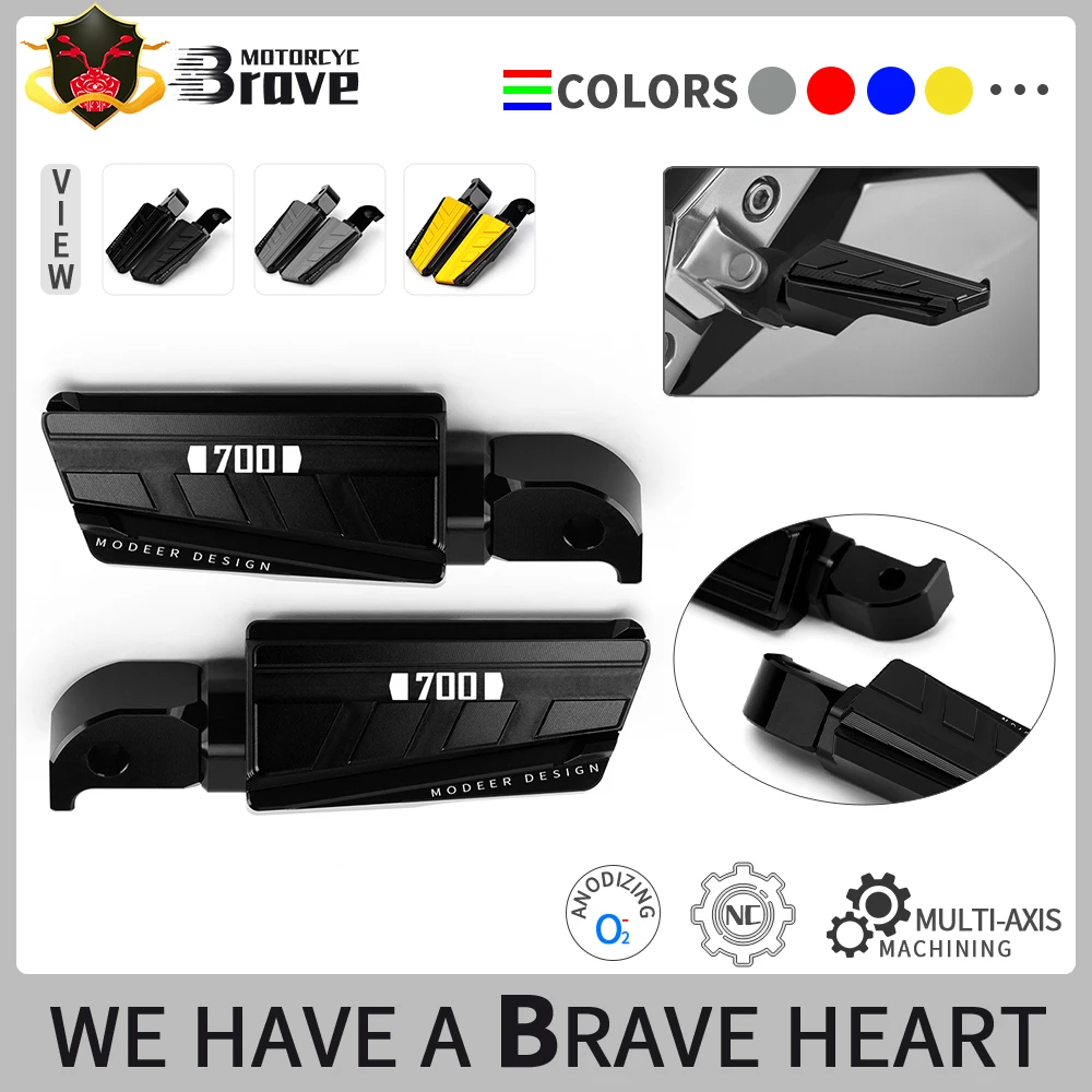 

For XSR700 XSR900 2016 2017 2018 2019 XSR 700 900 Motorcycle Accessories Rear Foot Pegs Rests Passenger Footrests