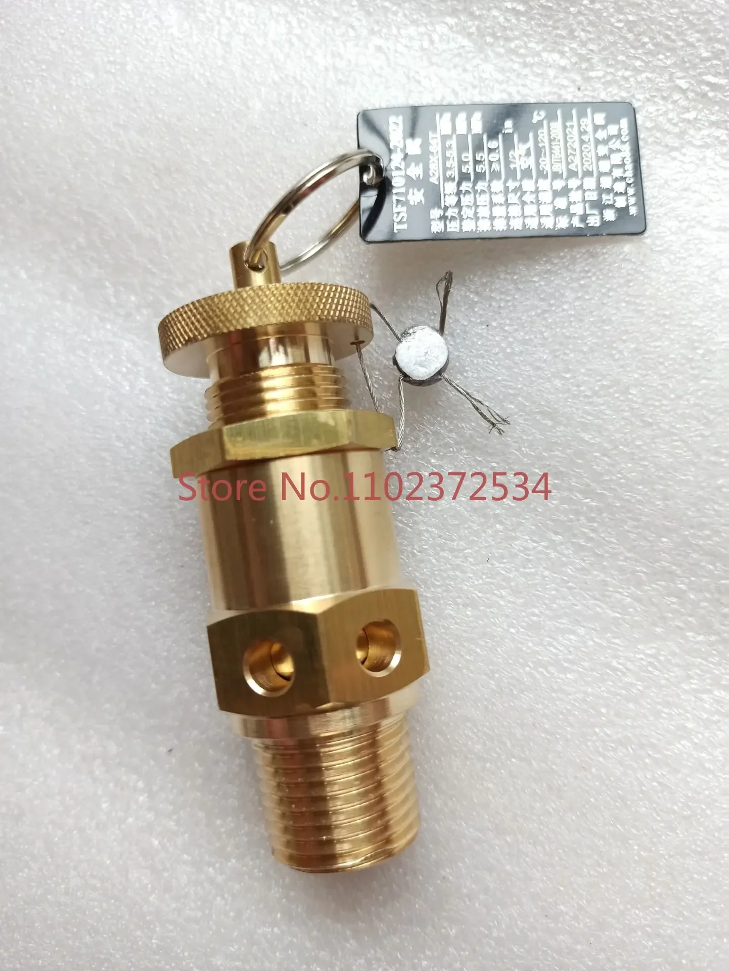 Spring type safety valve A28X-64T high-pressure brass safety valve CAXU4 high-pressure air compressor safety relief valve