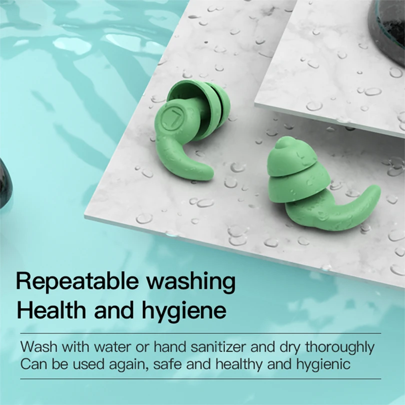 1 Para zatyczka do uszu do spania tapone wodoodporne zatyczka do uszu antyruido do snu z hałasem pływackie tapony Para Dormir zatyczki do uszu