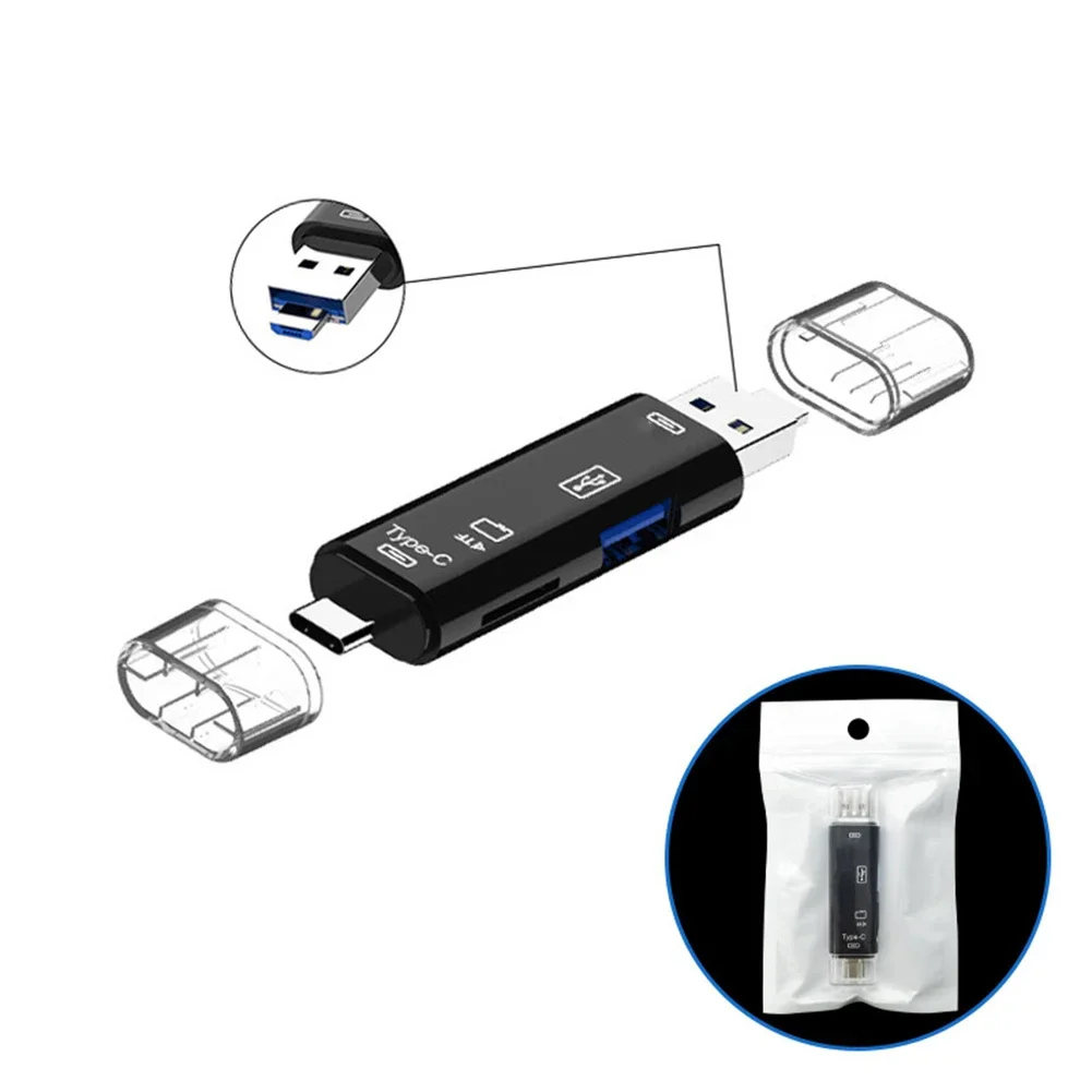 USB OTG Card Reader Adapter For USB Type C USB/Micro Reading Connect Mobile-Phone To USB Flash Drive Wide Range Of Uses