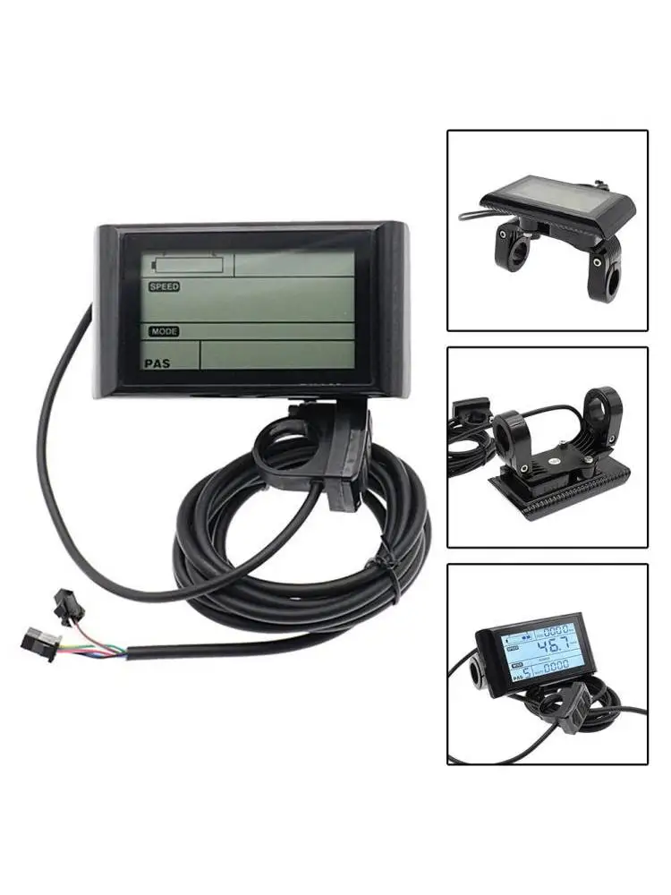 AliExpress NO.2protocol SW900 LCD Display Speed Regulating Instrument Ebike Display 7pin Connector Electric Vehicle Parts