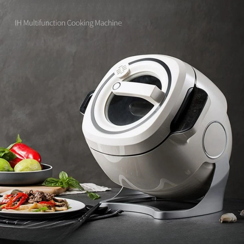 Robot de cocina automática para el hogar, máquina para freír, multifuncional, Wok de cocina, sartén eléctrica inteligente, 6L