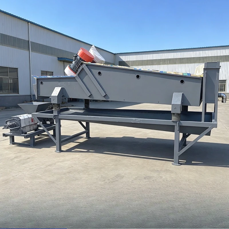 Duck manure special vibrating screen separator, breeding vibrating screen dehydrator