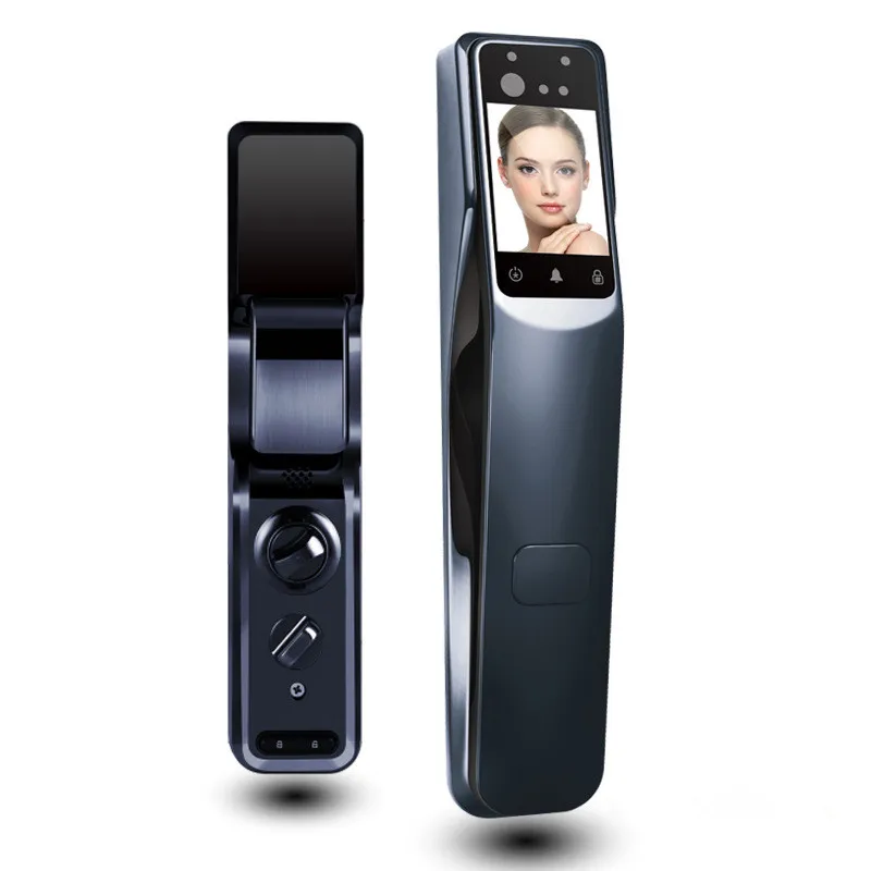 3D Face Recognition Digital Smart Door Lock With Fingerprint Face Palm Vein Identification Password Card Key