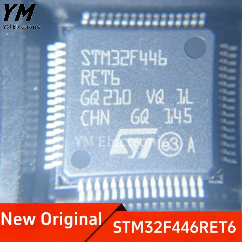 

New Original STM32F446RET6 LQFP-64 ARM Cortex-M4 32-bit Microcontroller MCU