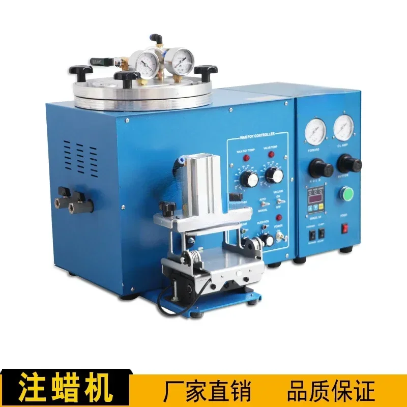 

Jewelry vacuum wax injection machine hand clamp control box mechanical jewelry casting wax mold machine melting wax injection Ho