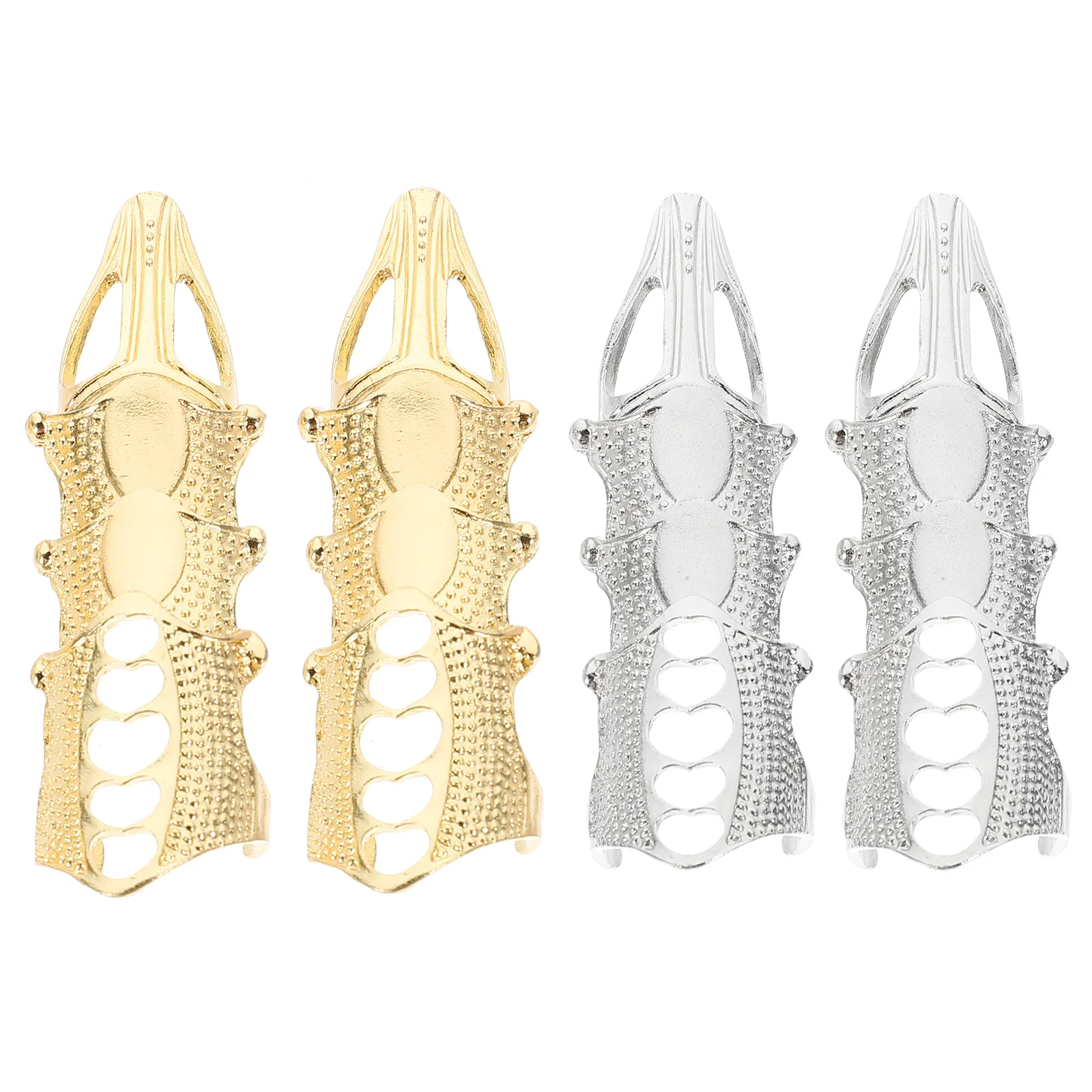 4 шт. кольца-панк для женщин в винтажном стиле