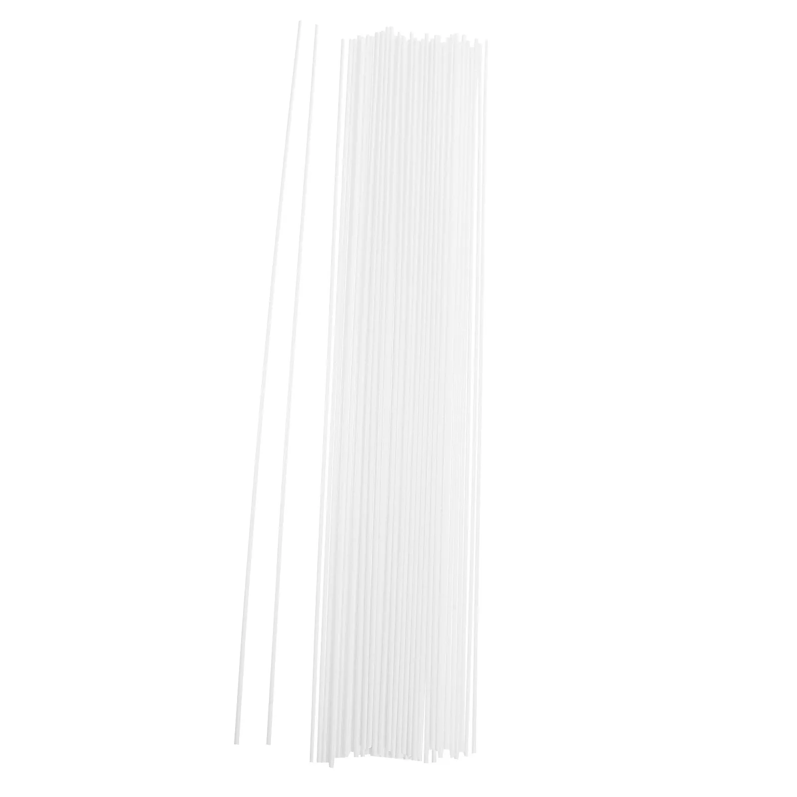 

50Pcs Plastic Hollow Tubes Flexible Lightweight for DIY Architectural Sand Table Round Craft Tubing Materials Craft Tubing