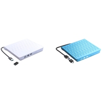 External DVD Drive For Laptop,USB 3.0/ Type C Portable DVD-RW/CD-RW Player,Reader Writer Optical Drive CD Burner