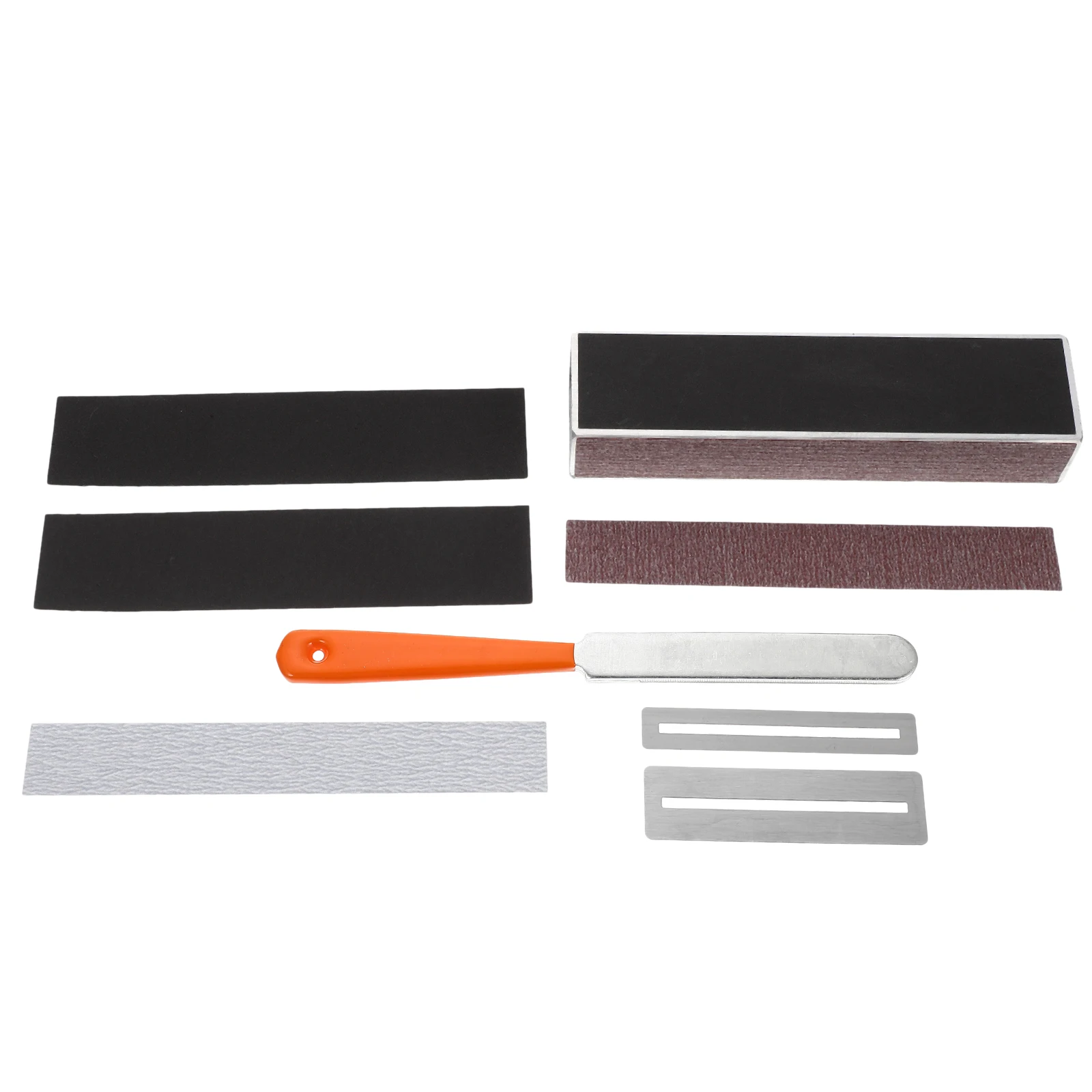 

Guitar Fret Polishing Tool Set Stainless Steel Handle Electric Guitar Sharpening File Fingerboard Polish Leveling Rod Bass Fret