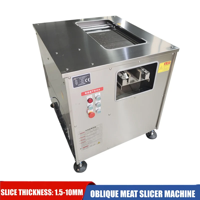 

Imitation Artificial Oblique Fish Slicing Machine Multi-Function Automatic Fresh Meat Slicer Machine For Sale