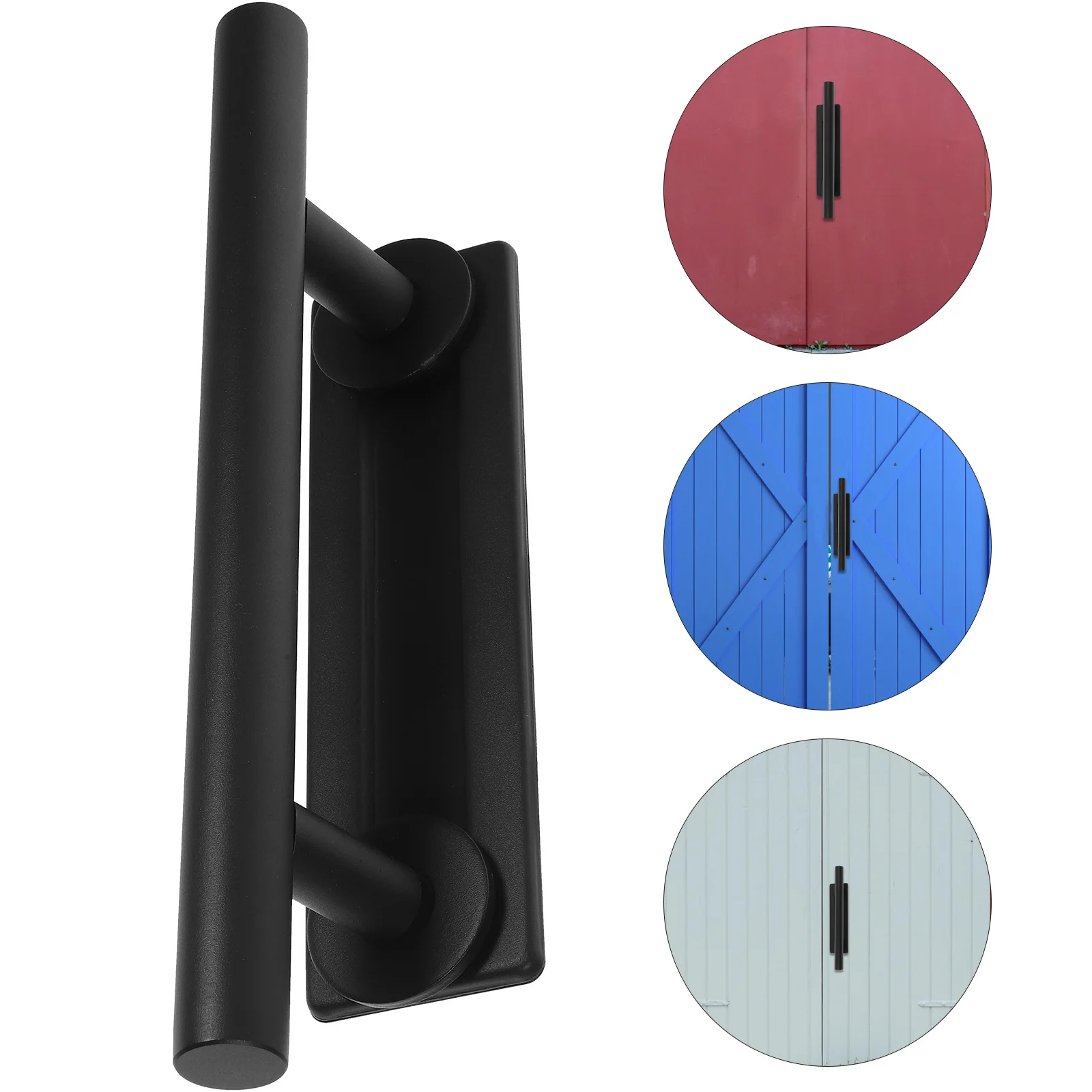 

1 set Sliding Barn Door Handle Heavy Duty Metal Pull Handle For Wood Glass Aluminum Doors Rustic Modern Furniture Accessories