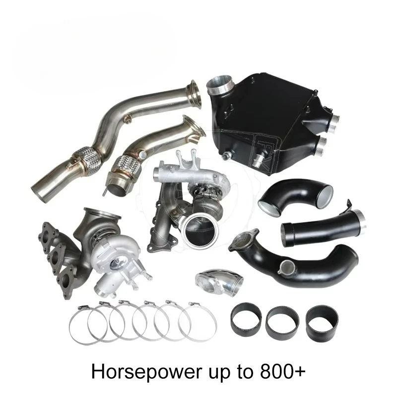 Turbocharger + Intercooler + Inlet Pipe + Downpipe for BMW M3 M4 F80 F81 F82 F83 S55 Engine