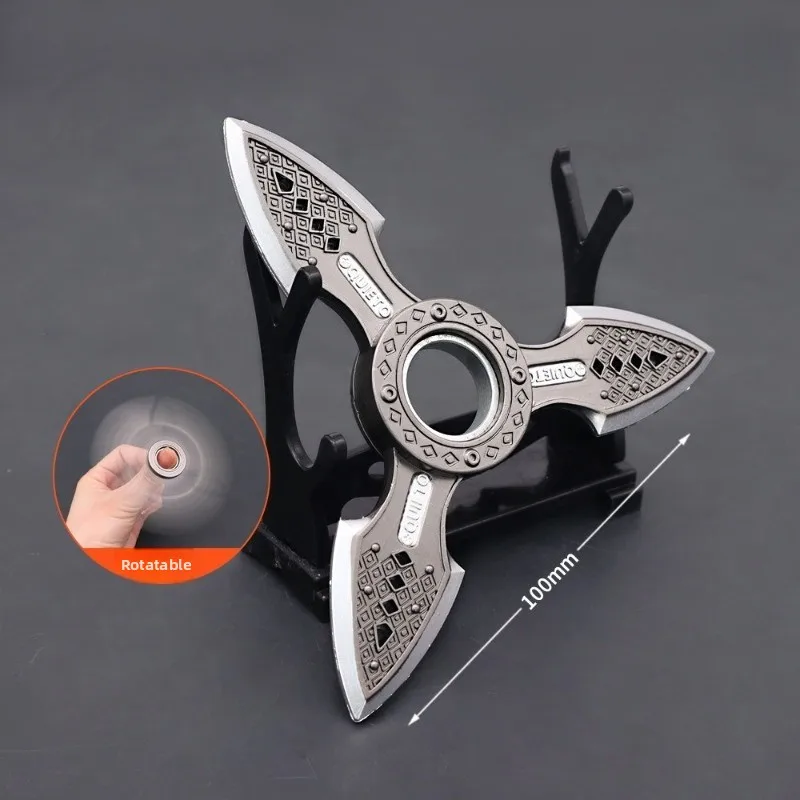 10 سنتيمتر/3.94in APEX لعبة الأجهزة الطرفية الأرواح الشريرة الإرث الغزل السهام نماذج الأسلحة الحرف المعدنية الحلي جمع يعرض #6