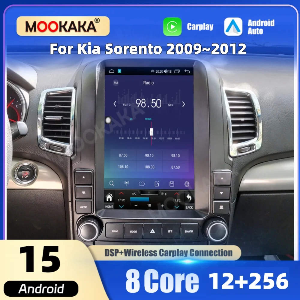 

12.1" Car Multimedia Player Android Screen For Kia Sorento 2009 2010 2011 2012 Car Radio GPS Navigation CarPlay Auto Head Unit