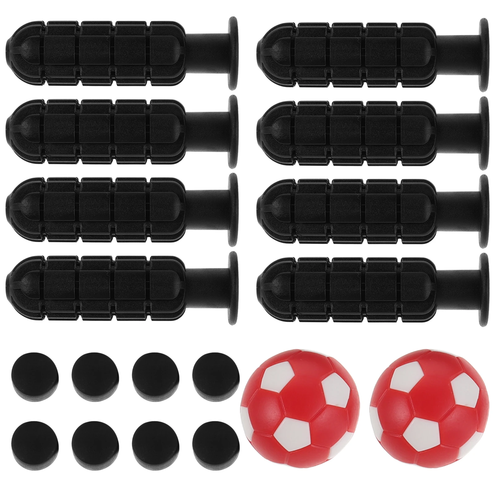 

1 set Table Football Handle Kit Replacement For Soccer Table Rod Handles Plastic Foosball Accessories With 32Mm Balls End Caps