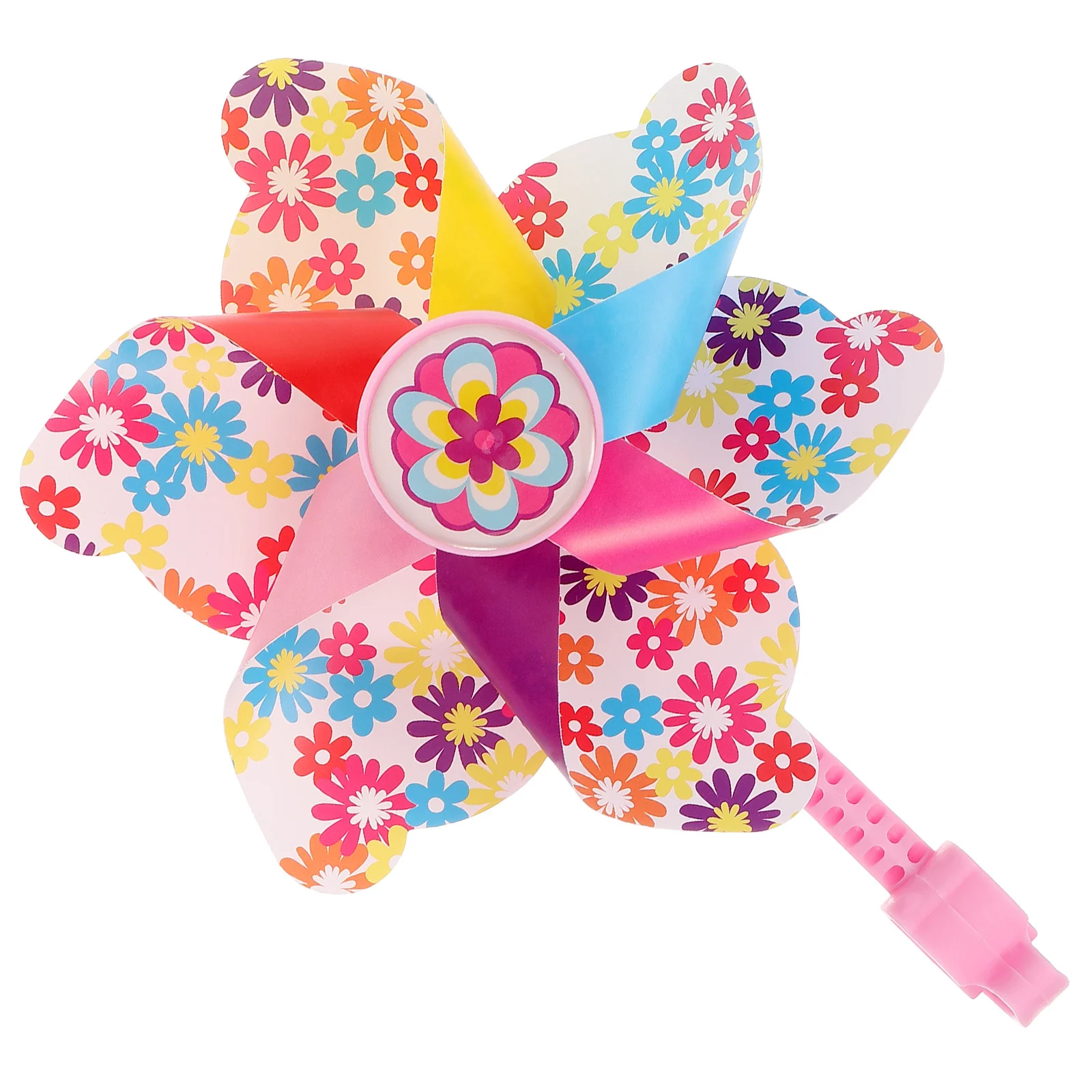 

1pcs Windmill Bike Pinwheel For Kids Handlebar 22.2Mm Easy Install Removable Flower Design Scooter Cycling Decoration Ride Gift
