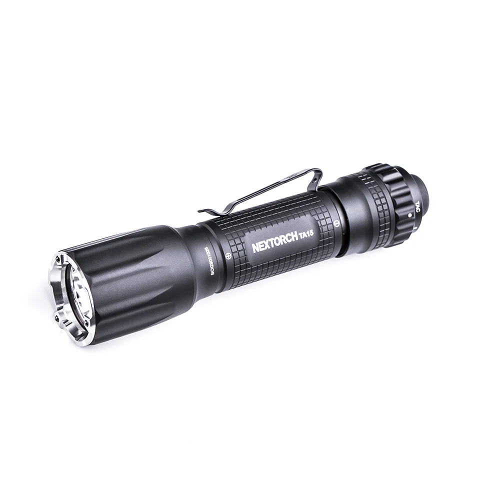 Nextorch TA15 V2.0  Rechargeable Tactical Flashlight, Multi-battery compatible torch, EDC, outdoor rescue, daily use durable