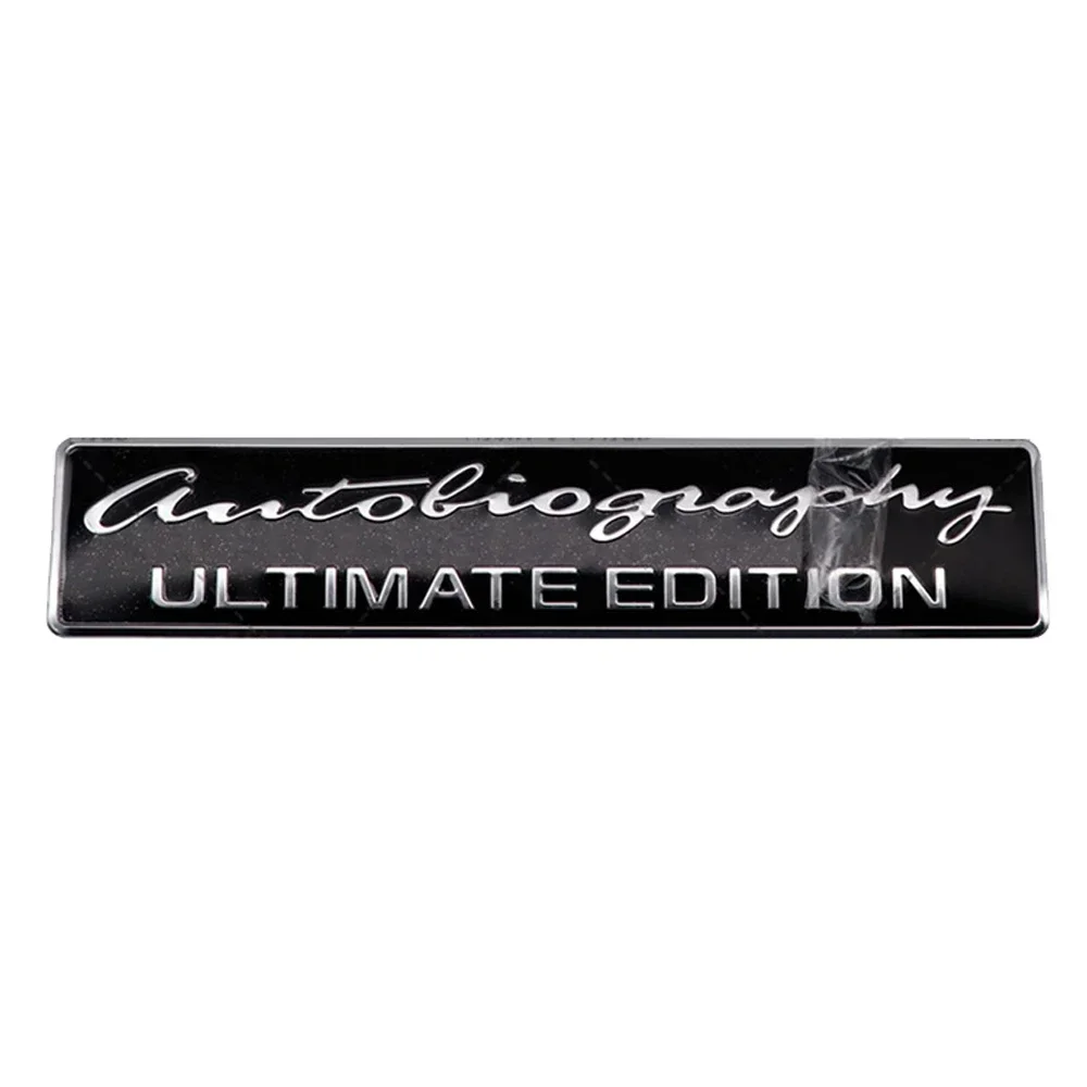 Autobiography SUPERCHARGED Logo Car Emblem Sticker for Land Rover Discovery L319 Velar Range Rover Evoque view 5