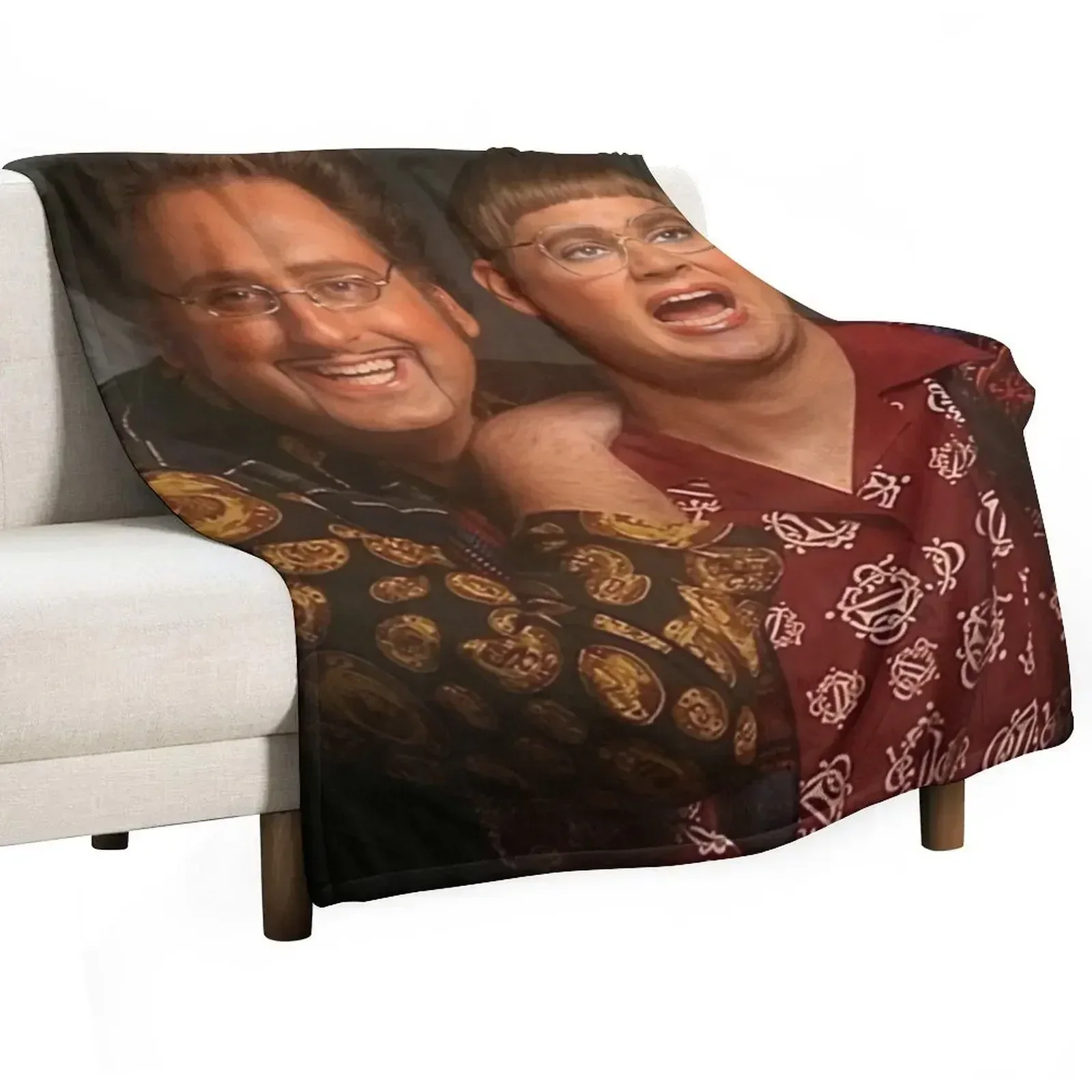 tim and eric news Throw Blanket Bed covers valentine gift ideas Blankets