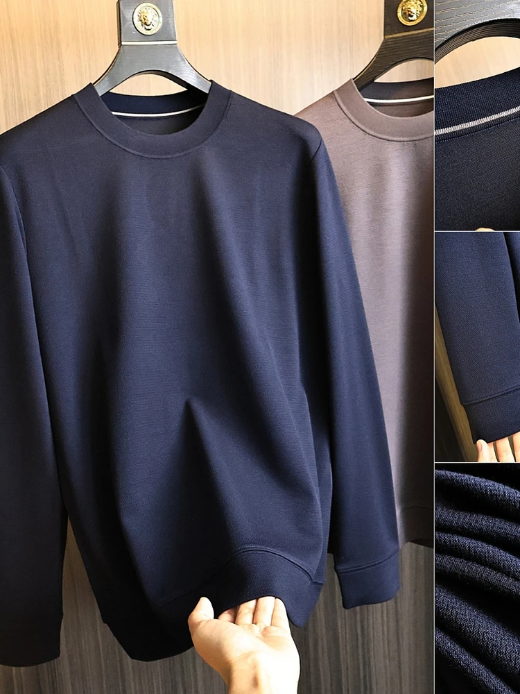 

Luxury Early Autumn Knitted Woolen Sweatirt Jaet Smooth New Fabric 5000 Luxury Feel Comfortable Stand Fit Faion Urba...