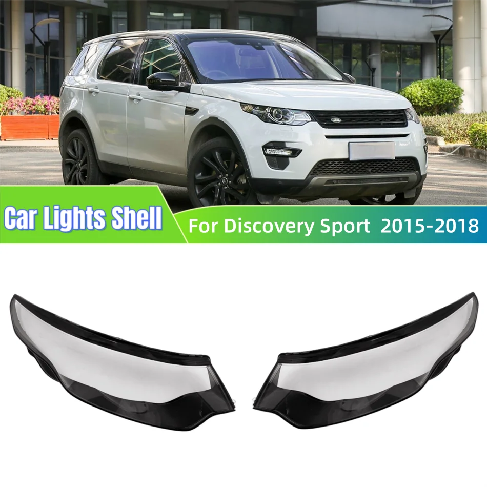 

Для Land Rover Discovery Sport 2015 2016 2017 2018, автомобильные аксессуары, крышки для ламп, линзы для фар