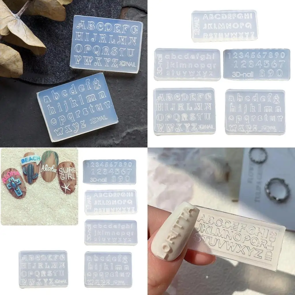 Silicone Carving Mould Acrylic UV Gel Art Mould Diy Girl Art Tool